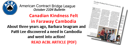 Canadian Kindness Felt in Faraway Cambodia Canadian Kindness Felt in Faraway Cambodia